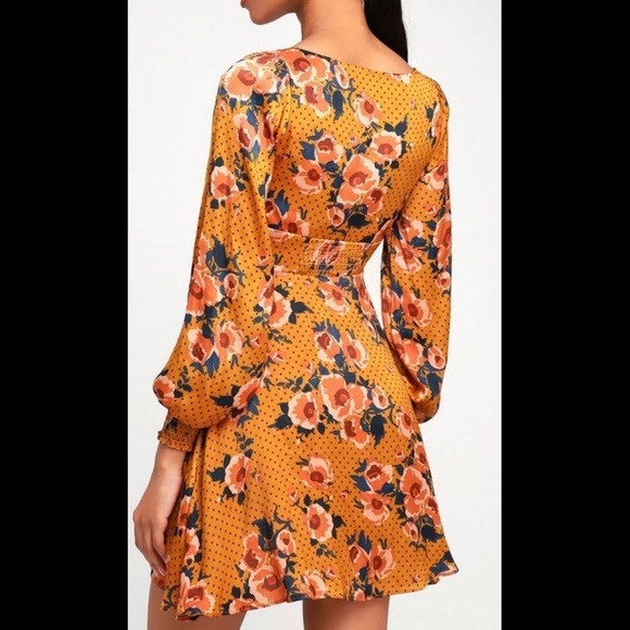 NWT Free People Morning Light Golden Mini Dress - Picture 2 of 8